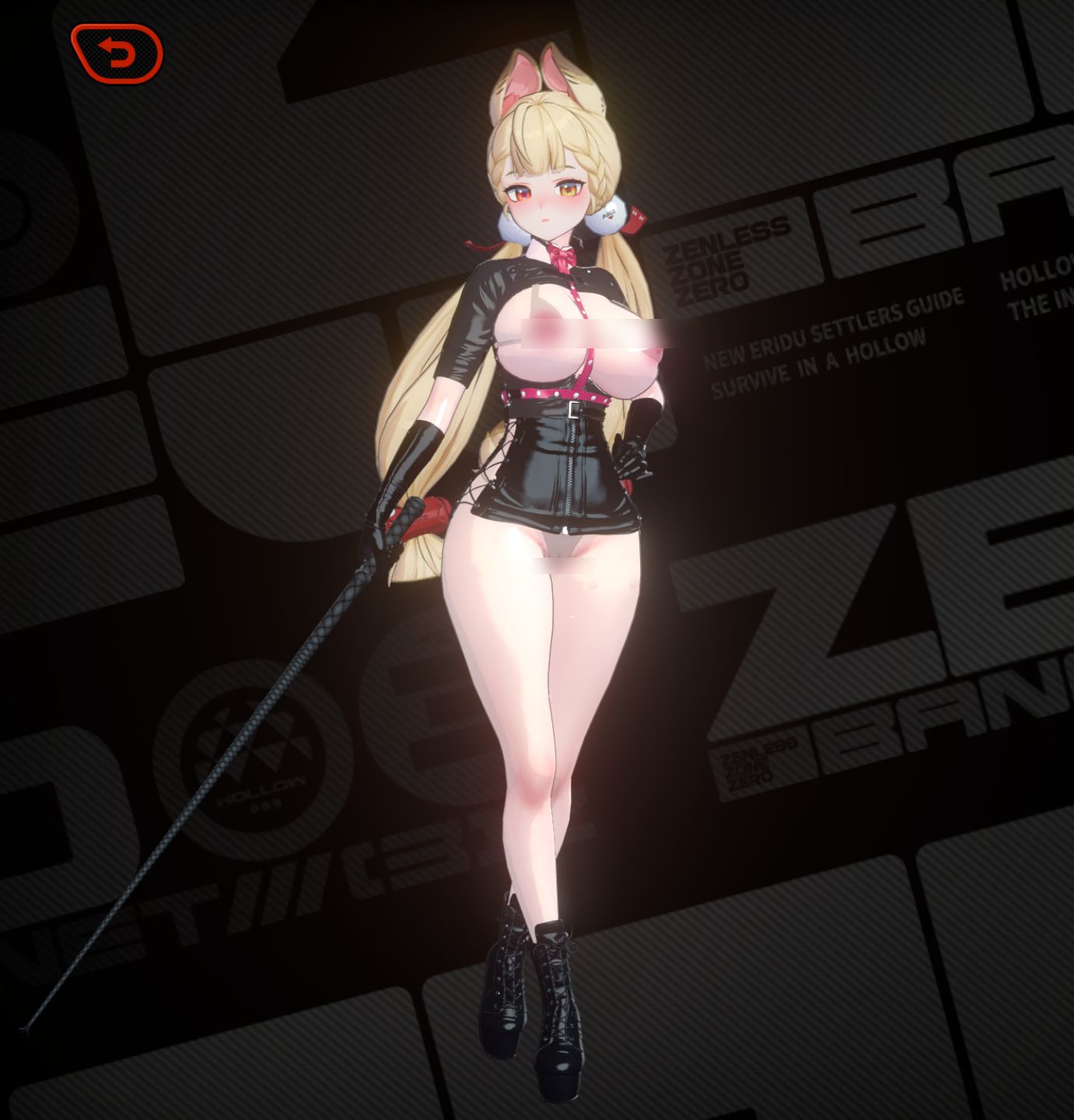爱丽丝 乳胶兔女郎 改版